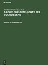 Register zum Archiv für Geschichte des Buchwesens