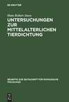 Untersuchungen zur mittelalterlichen Tierdichtung