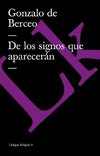 de Los Signos Que Aparecerán