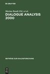 Dialogue Analysis 2000