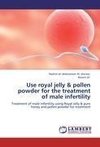 Use royal jelly & pollen powder for the treatment of male infertility