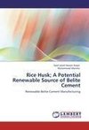 Rice Husk; A Potential Renewable Source of Belite Cement