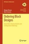 Ordering Block Designs