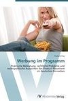 Werbung im Programm