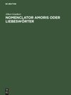 Nomenclator amoris oder Liebeswörter