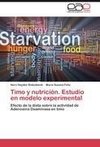 Timo y nutrición. Estudio en modelo experimental