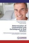 Determination of Levocetrizine and Escitalopram in Oral Solution