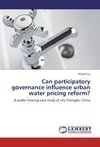 Can participatory governance influence urban water pricing reform?