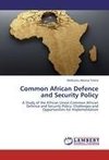 Common African Defence and Security Policy