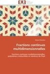 Fractions continues multidimensionnelles