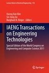 IAENG Transactions on Engineering Technologies