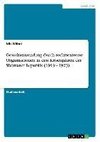 Gewaltanwendung durch rechtsextreme Organisationen in den Krisenjahren der Weimarer Republik (1919 - 1923)