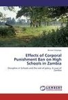 Effects of Corporal Punishment Ban on High Schools in Zambia