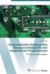 Automatische Analyse des Ressourcenbedarfs von imperativen Programmen