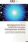 Développement d'une lentille de Laue pour l'astrophysique nucléaire