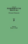 A List of Pensioners of the War of 1812 [Vermont Claimants]