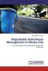 Degradable Solid Waste Management in Dhaka City