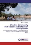 Effective Community Participation in Ecotourism Management