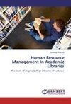 Human Resource Management In Academic Libraries