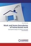 Work and home boundaries of home-based work