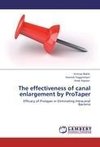 The effectiveness of canal enlargement by ProTaper