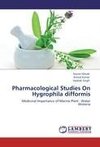 Pharmacological Studies On  Hygrophila difformis