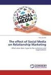 The effect of Social Media on Relationship Marketing