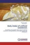 Daily intake of artificial sweeteners