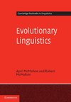 McMahon, A: Evolutionary Linguistics