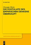 Die Postulate des empirischen Denkens überhaupt