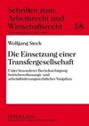 Die Einsetzung einer Transfergesellschaft