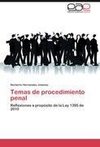 Temas de procedimiento penal