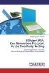 Efficient RSA   Key Generation Protocol   in the Two-Party Setting