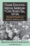 Higher Education for African Americans Before the Civil Righ