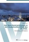 Der Non-Deskriptivismus in der Analytischen Ethik des 20. Jhds.