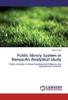 Public library System in Kenya:An Analytical study