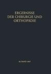 Ergebnisse der Chirurgie und Orthopädie