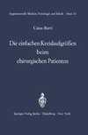 Die einfachen Kreislaufgrößen beim chirurgischen Patienten