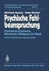 Psychische Fehlbeanspruchung