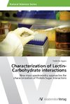 Characterization of Lectin-Carbohydrate interactions