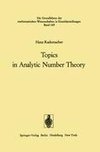 Topics in Analytic Number Theory