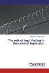 The role of legal feeling in the criminal legislation