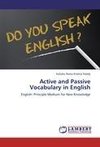 Active and Passive Vocabulary in English