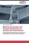 Modelo de Gestión del Conocimiento para la Gestión de Información