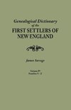 A Genealogical Dictionary of the First Settlers of New England, showing three generations of those who came before May, 1692. In four volumes. Volume IV (famiiles Sabin - Zullesh)