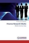 Finance Research Works