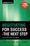 Negotiating for Success - The Next Step