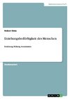 Erziehungsbedürftigkeit des Menschen