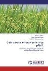 Cold stress tolerance in rice plant
