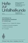 Verhandlungen der Österreichischen Gesellschaft für Unfallchirurgie